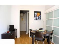 Parisian Montorgueil lifestyle in this fully furnished, 38m², 1BR apartment with balcon