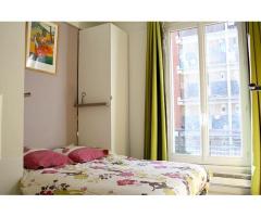 1BR apartment  Rue Vercingetorix near the Montparnasse Tower.