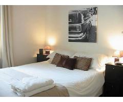 Elegant one-bedroom offers a stylish and full furnishings amenities (Le Marais)