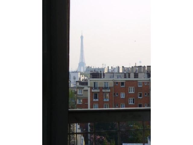 Bright, furnished 2bdr with Eiffel Tower views